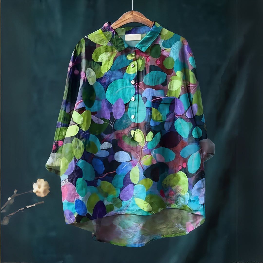 Women's Fiona Floral Blouse - Romantic Everyday Elegance