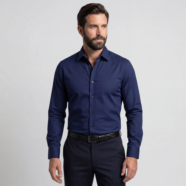 Women's Fitted Wrinkle-Free Blouse - Effortless Style