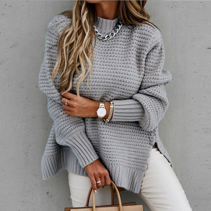Women's Cozy Knit Pullover Sweater - Everyday Comfort