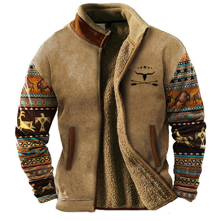 Men's Casual Fleece Jacket - Everyday Warmth and Comfort