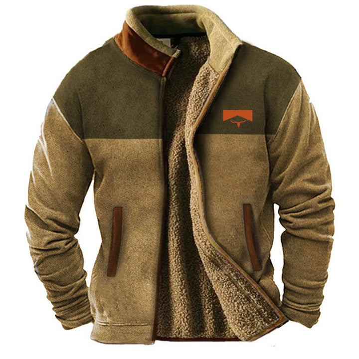 Men's Casual Fleece Jacket - Everyday Warmth and Comfort