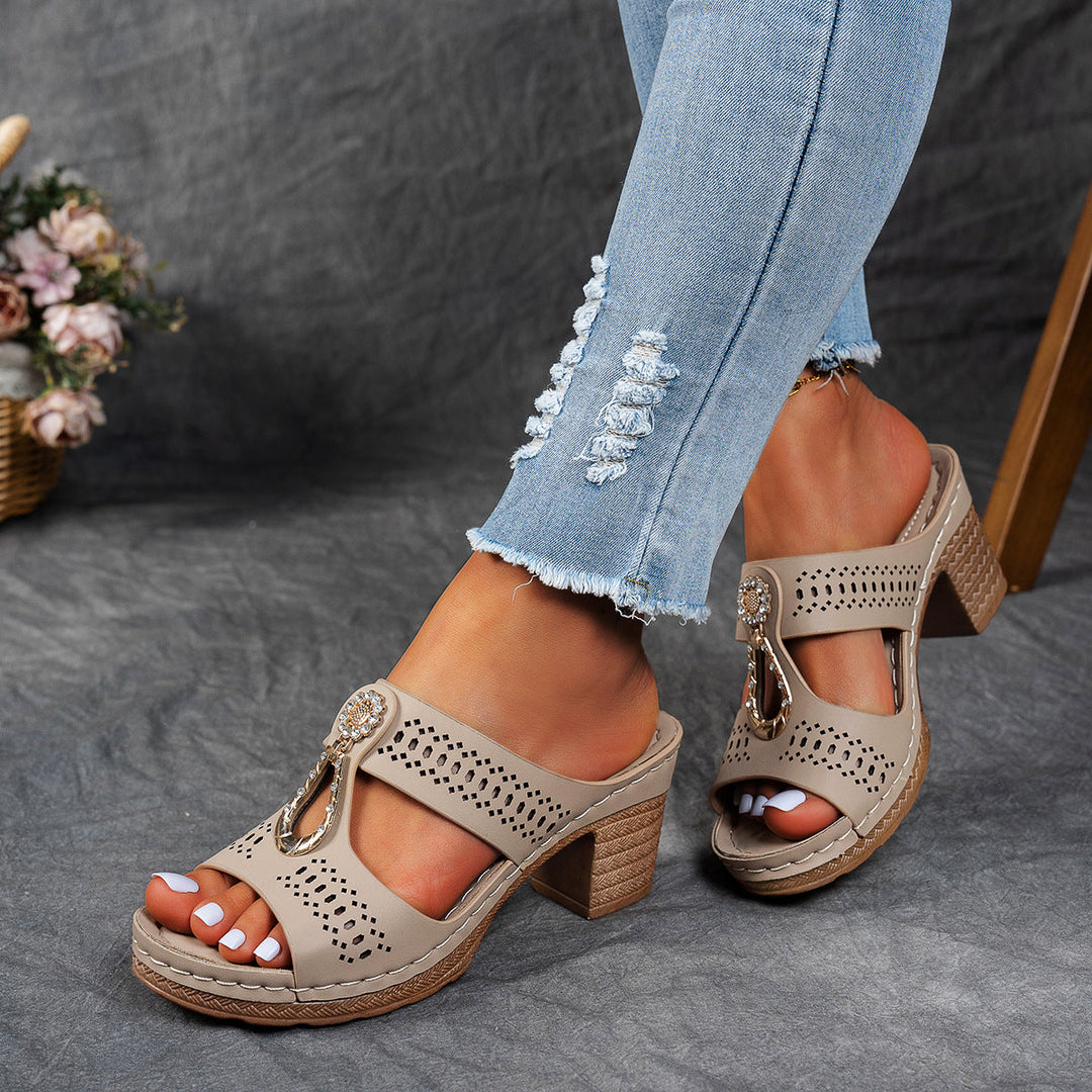 Women's Linda High Heel Orthopedic Sandals - Pain-Free Styling