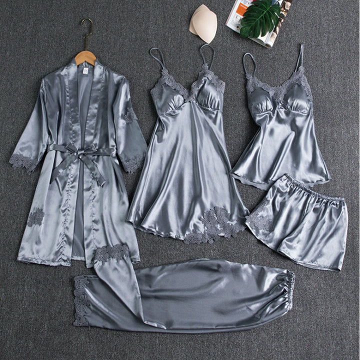 Women's Evania Luxurious Pajama Set - Silky Soft Sleepwear