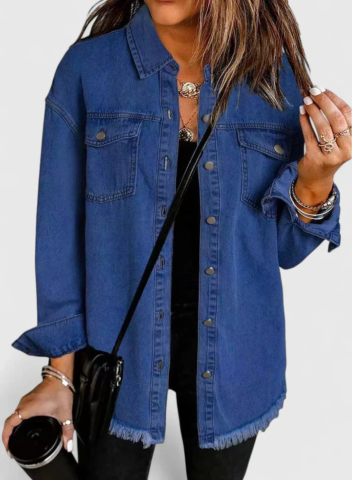 Women's Denim Jacket - Effortless Layering & Timeless Style