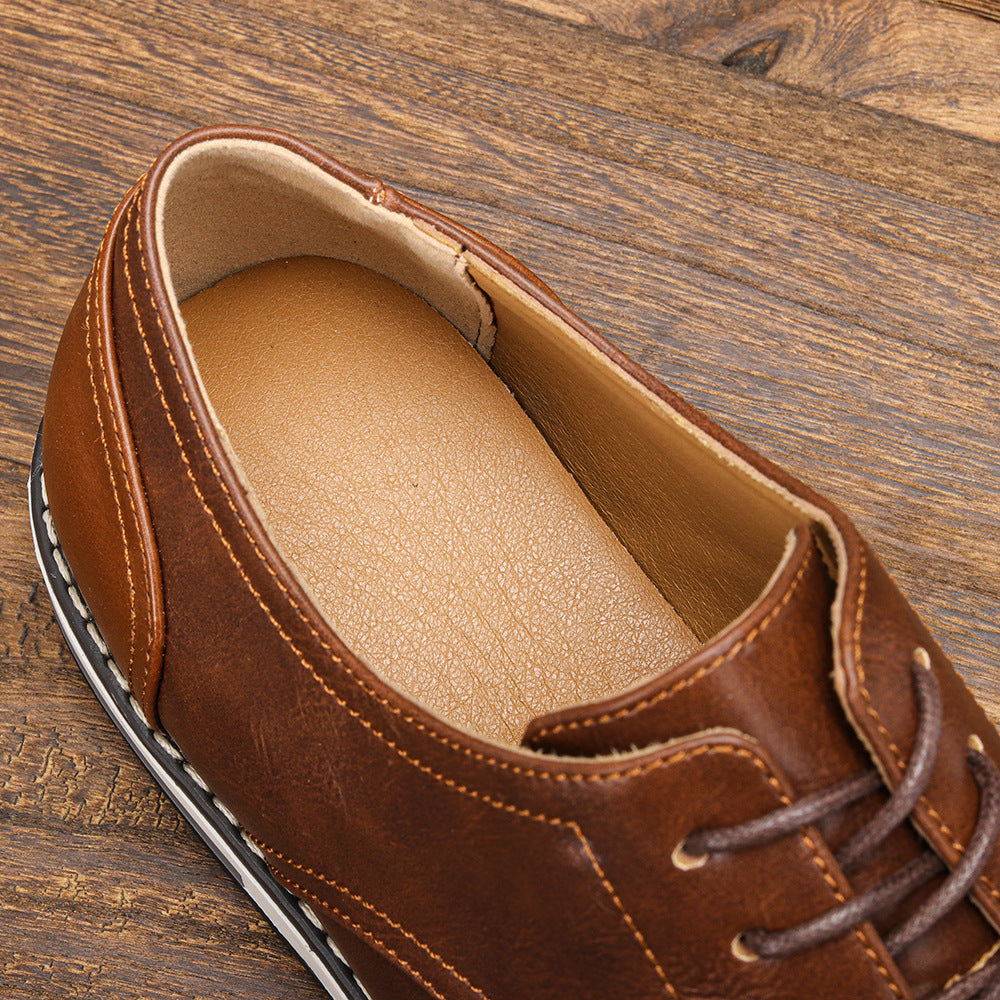 Men's Leather Derby Shoes – Smart Casual Everyday Footwear