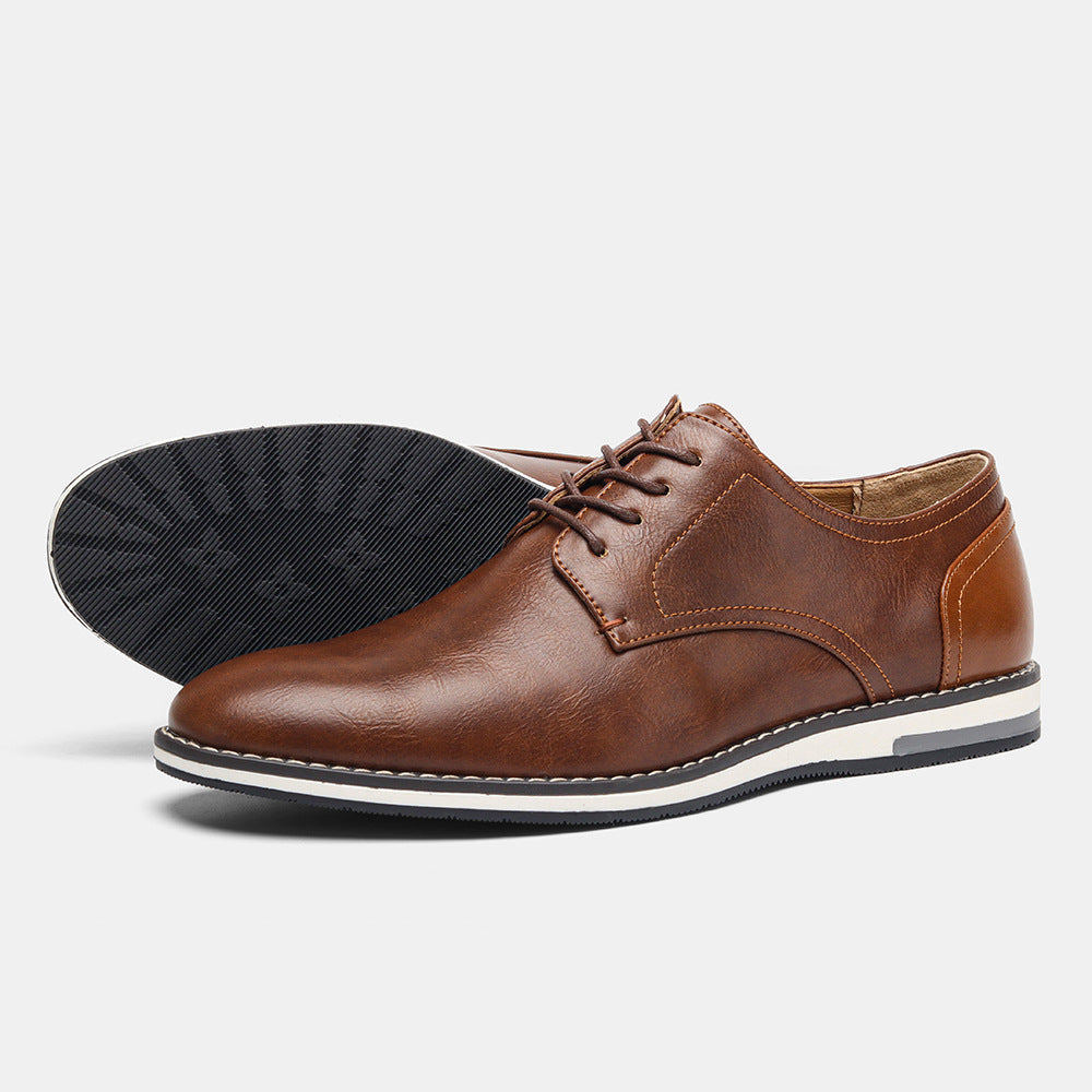 Men's Leather Derby Shoes – Smart Casual Everyday Footwear
