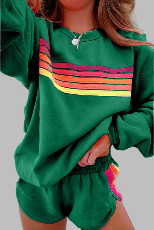 Women's Striped Relax Sleepwear Set - Cozy Lounge Essential