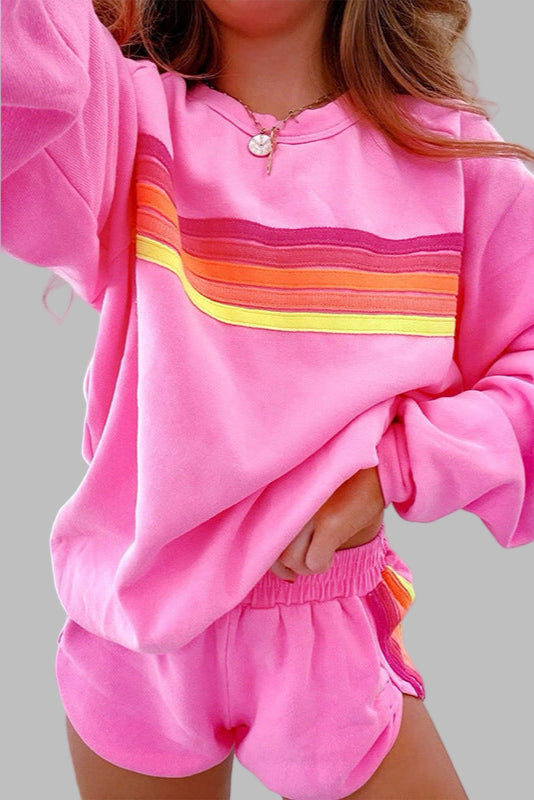 Women's Striped Relax Sleepwear Set - Cozy Lounge Essential