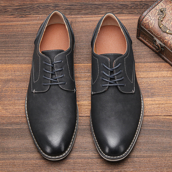 Men's Leather Derby Shoes – Smart Casual Everyday Footwear
