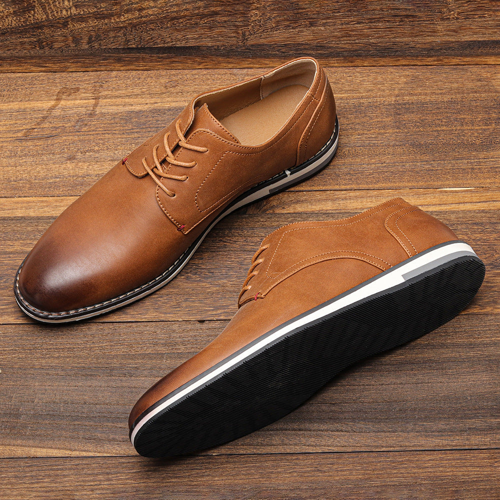 Men's Leather Derby Shoes – Smart Casual Everyday Footwear