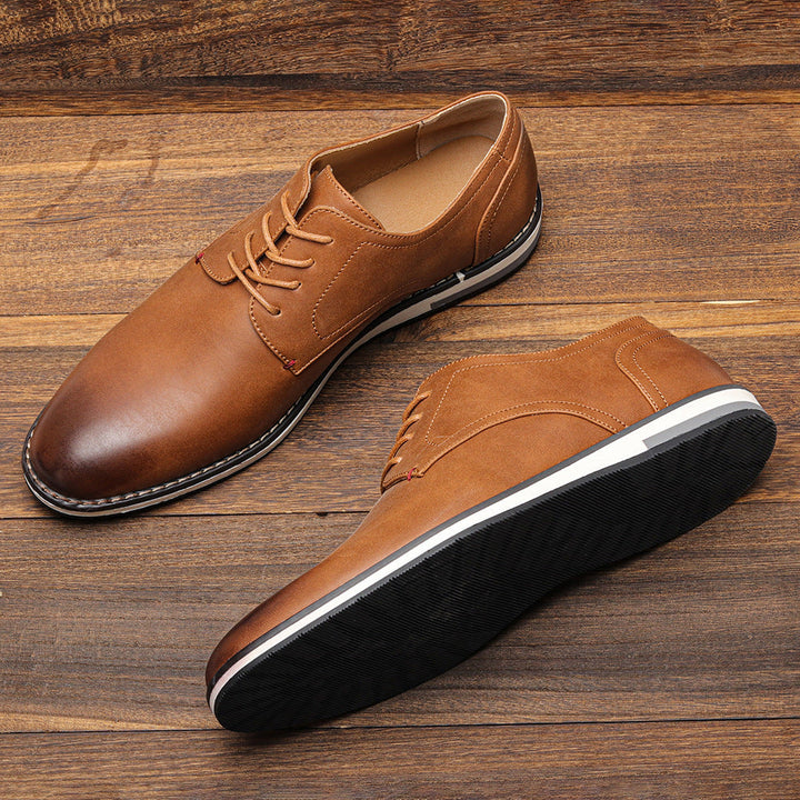 Men's Leather Derby Shoes – Smart Casual Everyday Footwear