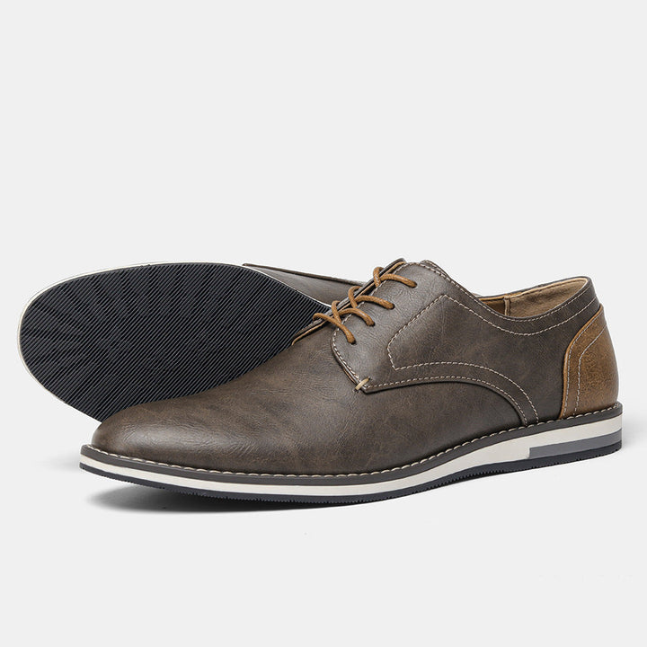 Men's Leather Derby Shoes – Smart Casual Everyday Footwear