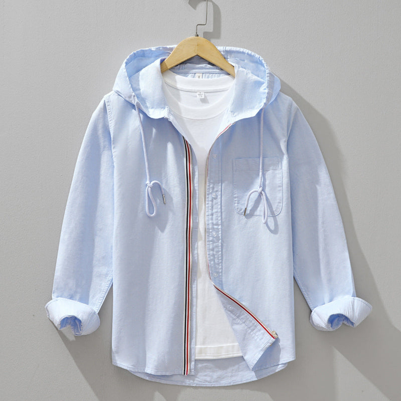 Men's Lightweight Linen Asher Hoodie - Everyday Comfort