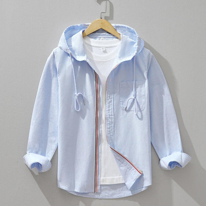 Men's Lightweight Linen Asher Hoodie - Everyday Comfort