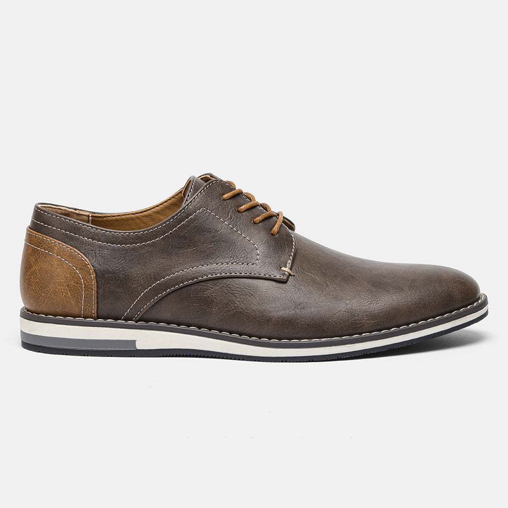 Men's Leather Derby Shoes – Smart Casual Everyday Footwear