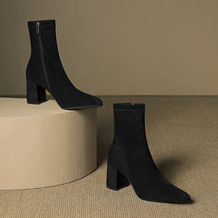 Siena Suede Ankle Boots