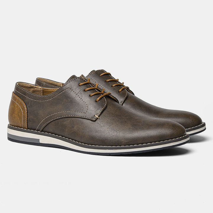 Men's Leather Derby Shoes – Smart Casual Everyday Footwear