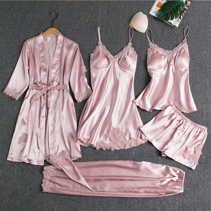 Women's Evania Luxurious Pajama Set - Silky Soft Sleepwear