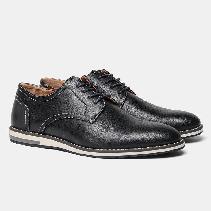 Men's Leather Derby Shoes – Smart Casual Everyday Footwear
