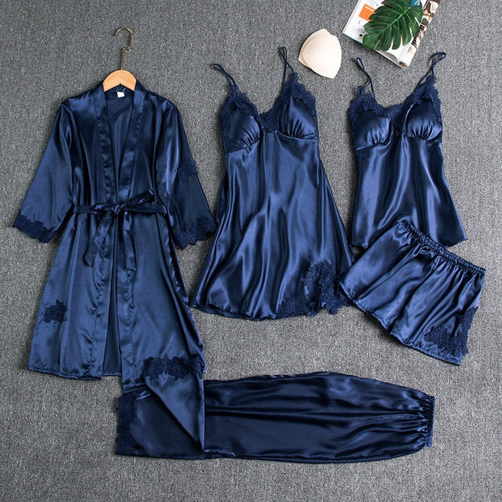 Women's Evania Luxurious Pajama Set - Silky Soft Sleepwear