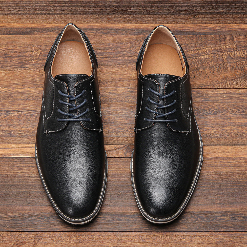 Men's Leather Derby Shoes – Smart Casual Everyday Footwear
