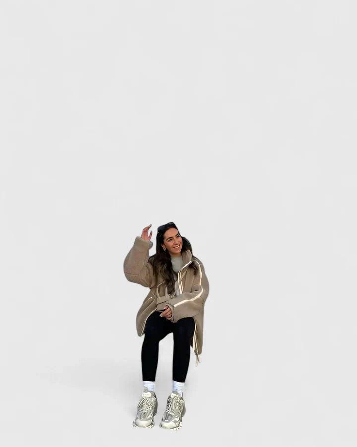 Women's Brooke Cozy Sherpa Zip Jacket - Everyday Warm Comfort