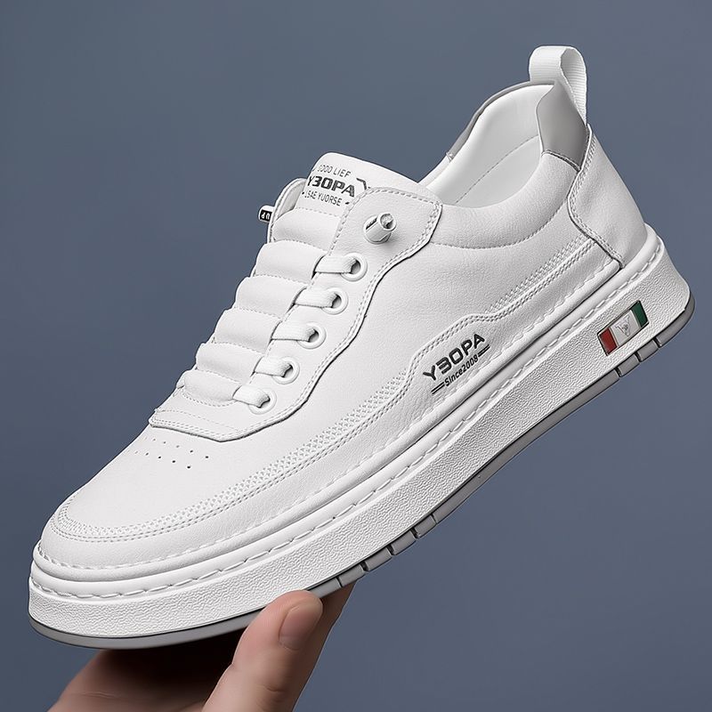 Men's Leather Trainers – Cushioned Everyday Sneakers