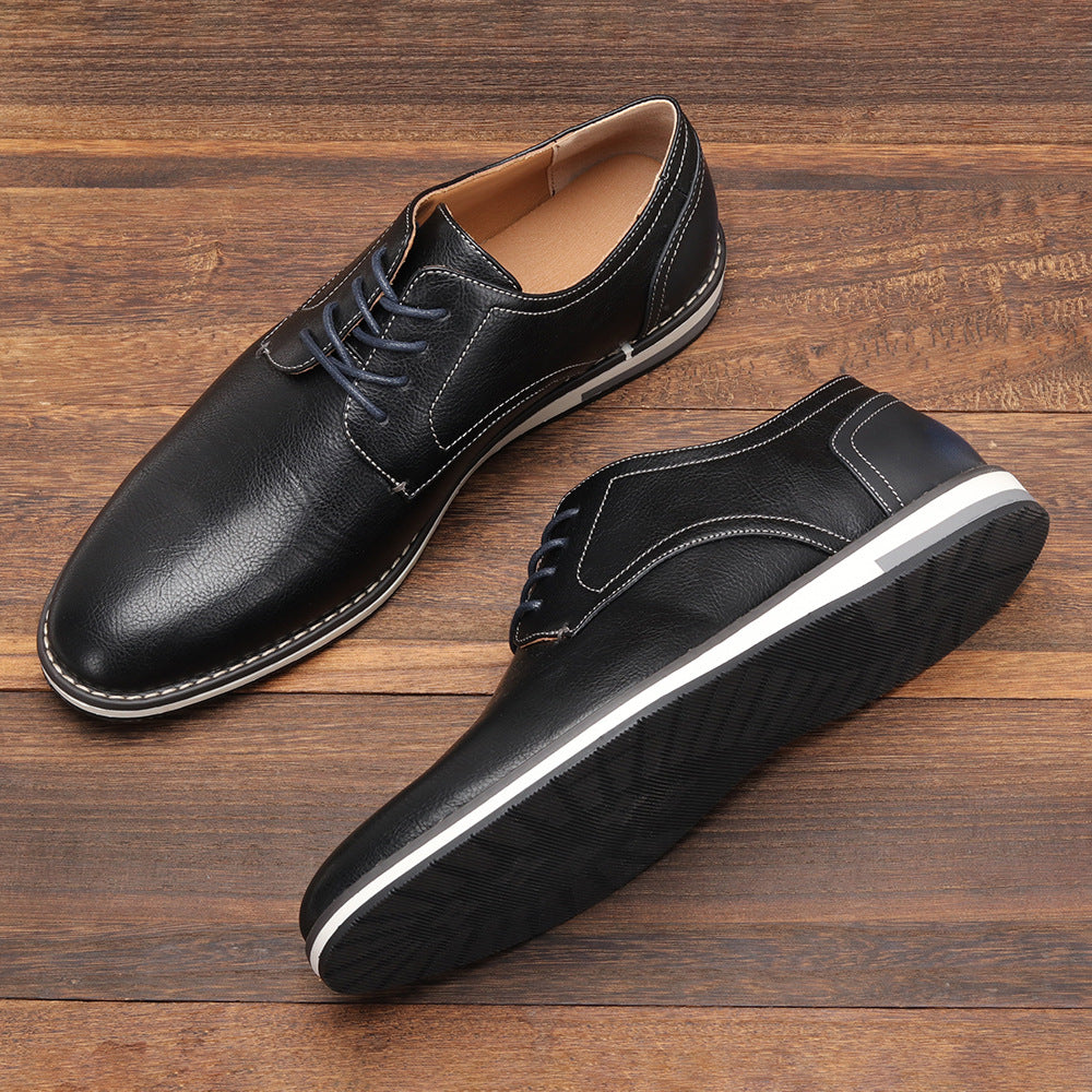 Men's Leather Derby Shoes – Smart Casual Everyday Footwear