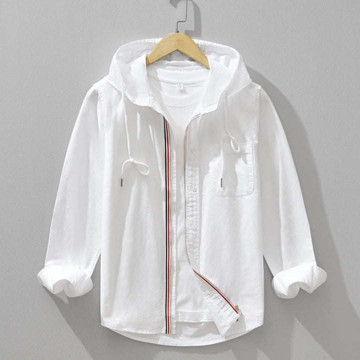 Men's Lightweight Linen Asher Hoodie - Everyday Comfort