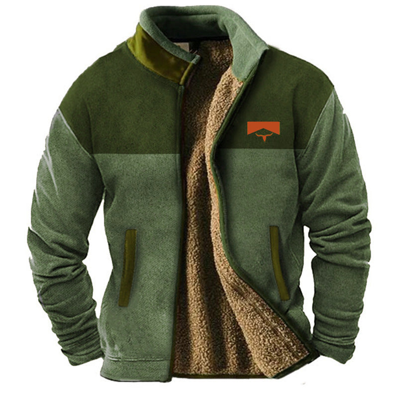 Men's Casual Fleece Jacket - Everyday Warmth and Comfort