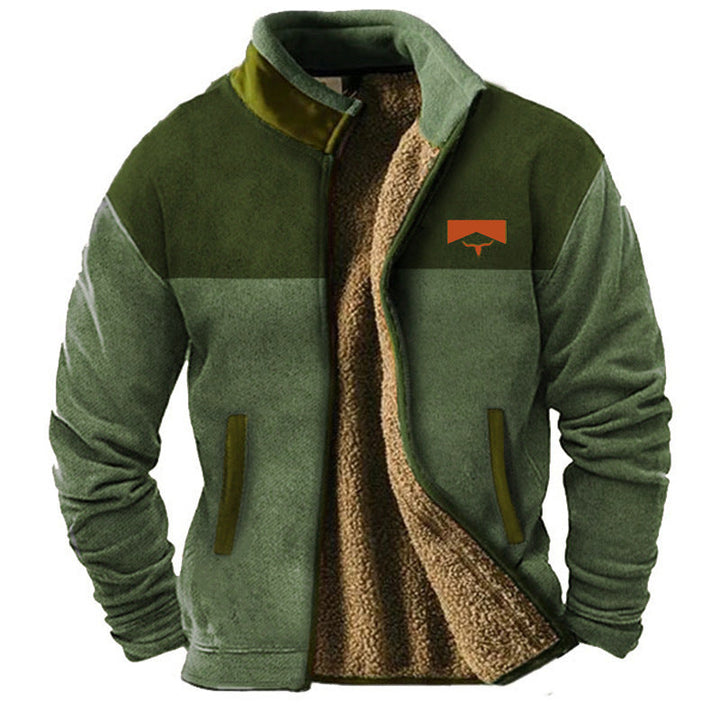 Men's Casual Fleece Jacket - Everyday Warmth and Comfort