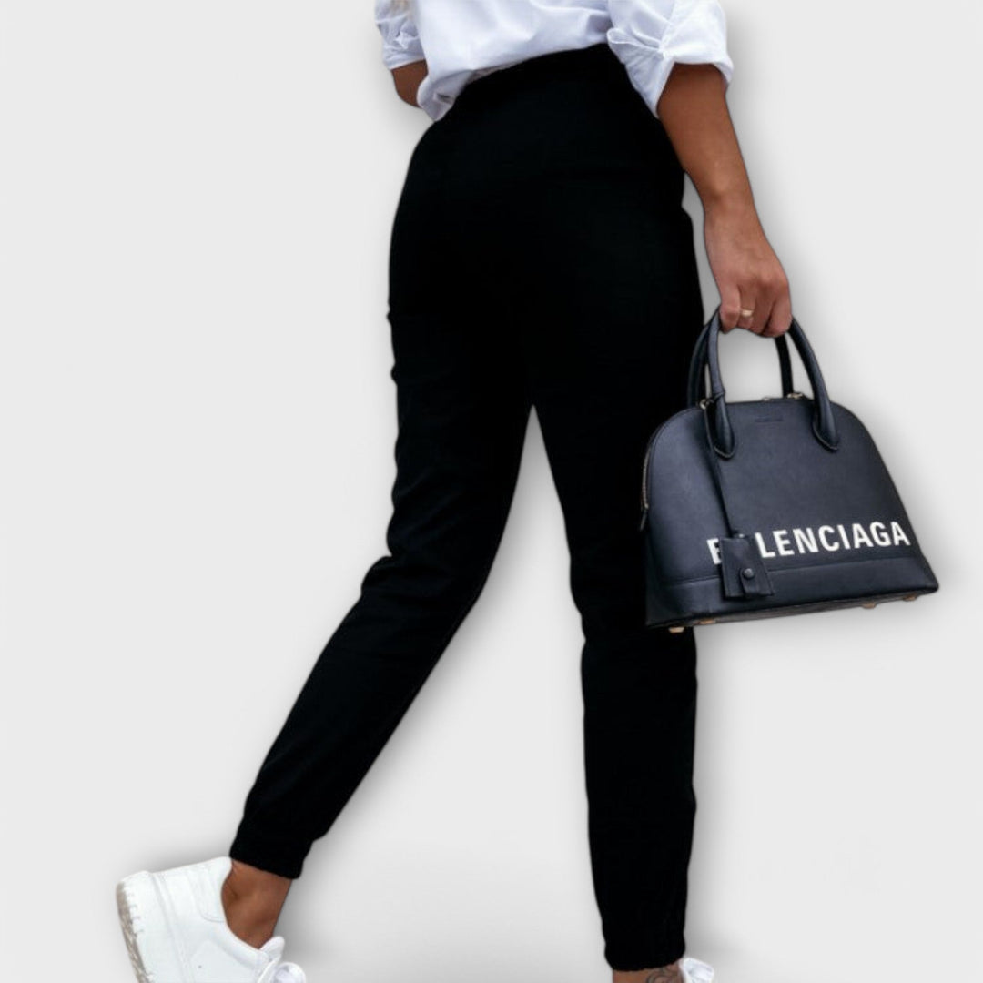 Women's High-Waist Stretch Pants - Everyday Comfort & Style