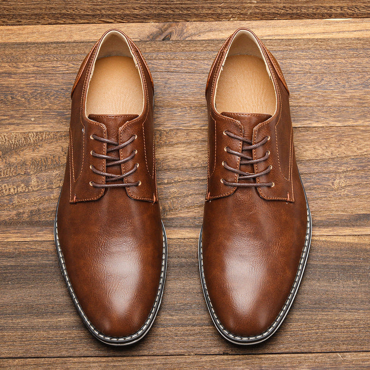 Men's Leather Derby Shoes – Smart Casual Everyday Footwear