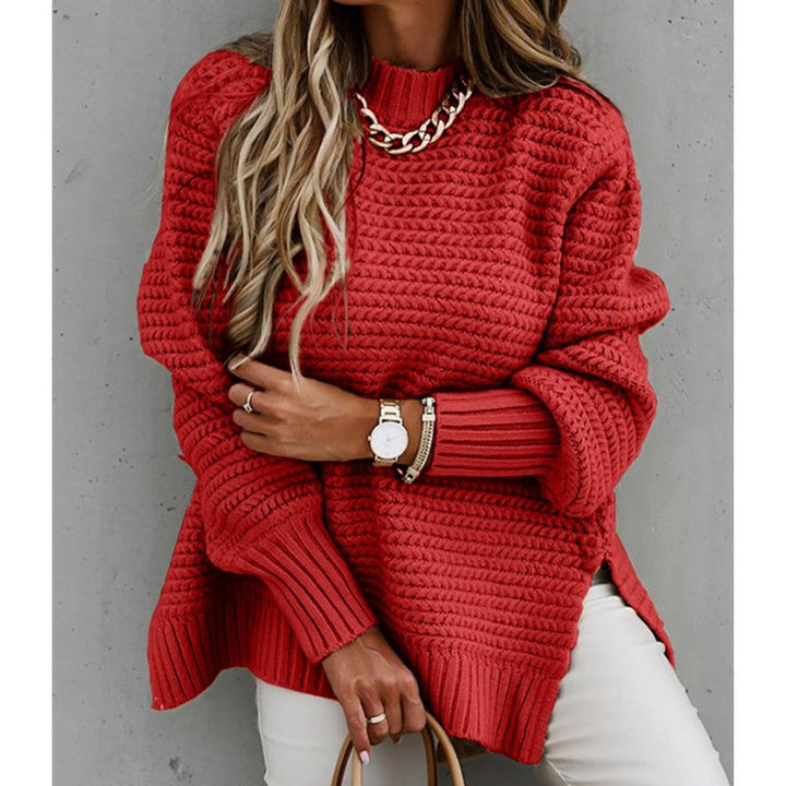 Women's Cozy Knit Pullover Sweater - Everyday Comfort