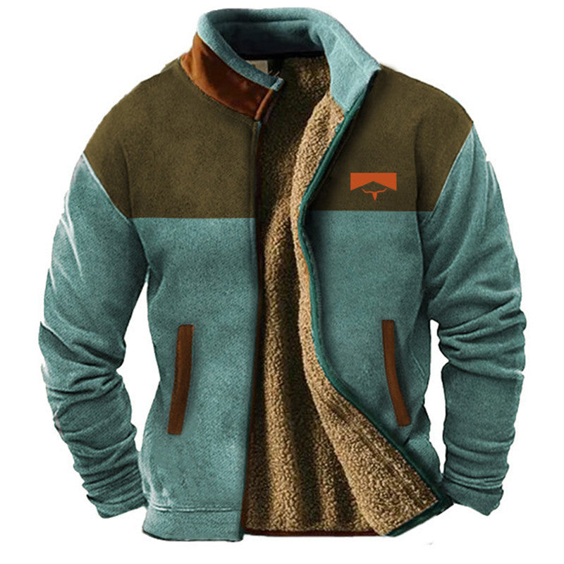 Men's Casual Fleece Jacket - Everyday Warmth and Comfort