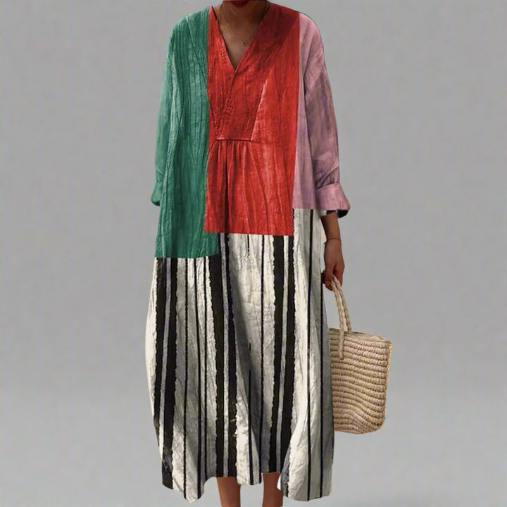 Women's Geometric Print Dress - Effortless Summer Style