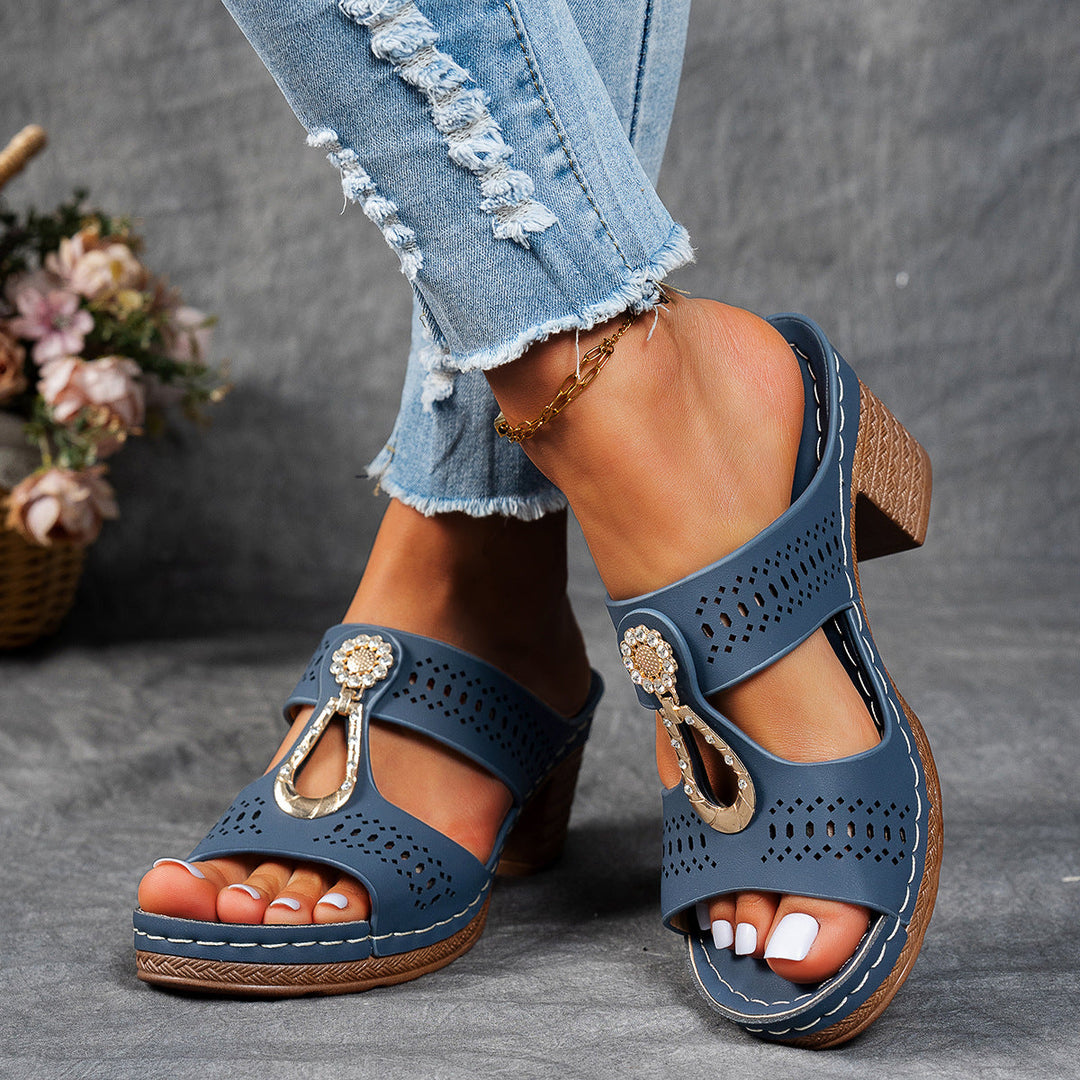 Women's Linda High Heel Orthopedic Sandals - Pain-Free Styling