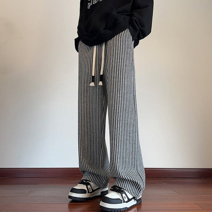 Women's Herringbone Relaxed Sweatpants - Everyday Comfort