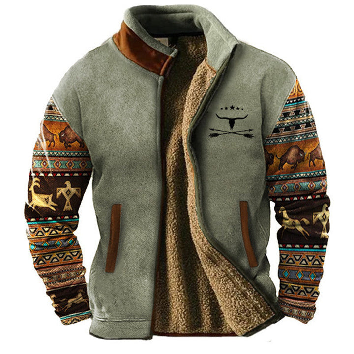 Men's Casual Fleece Jacket - Everyday Warmth and Comfort