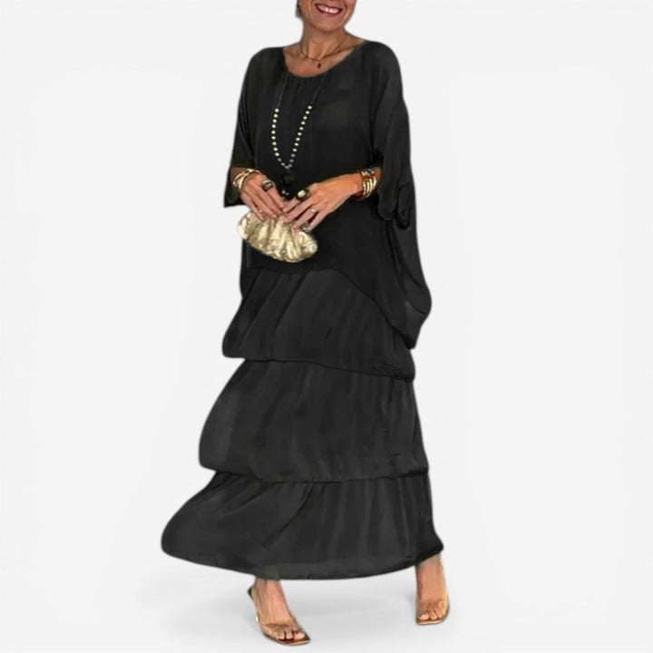 Women's Floating Long Dress - Effortlessly Elegant for Any Occasion