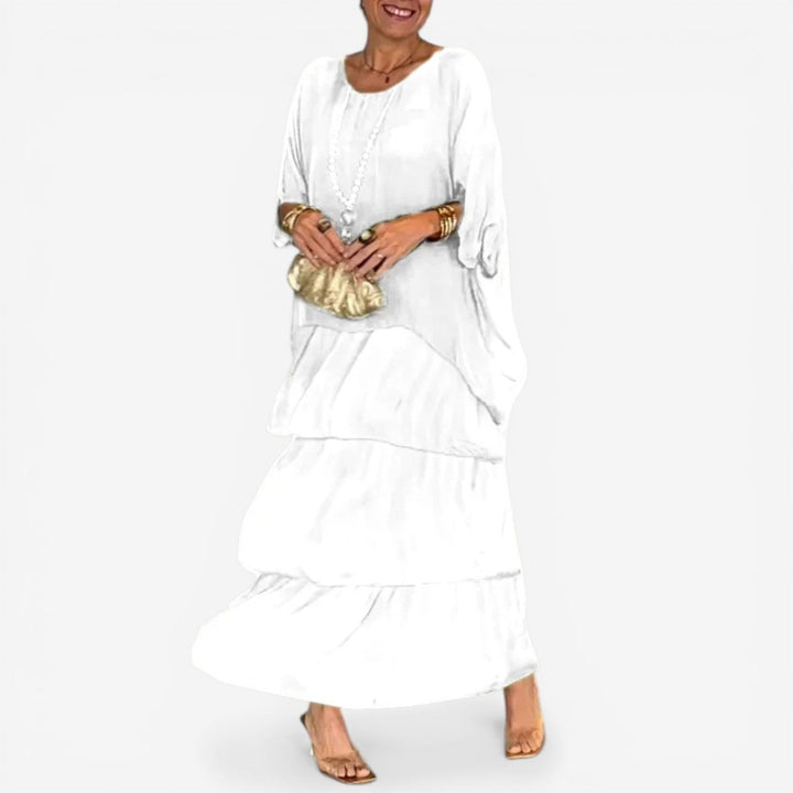 Women's Floating Long Dress - Effortlessly Elegant for Any Occasion
