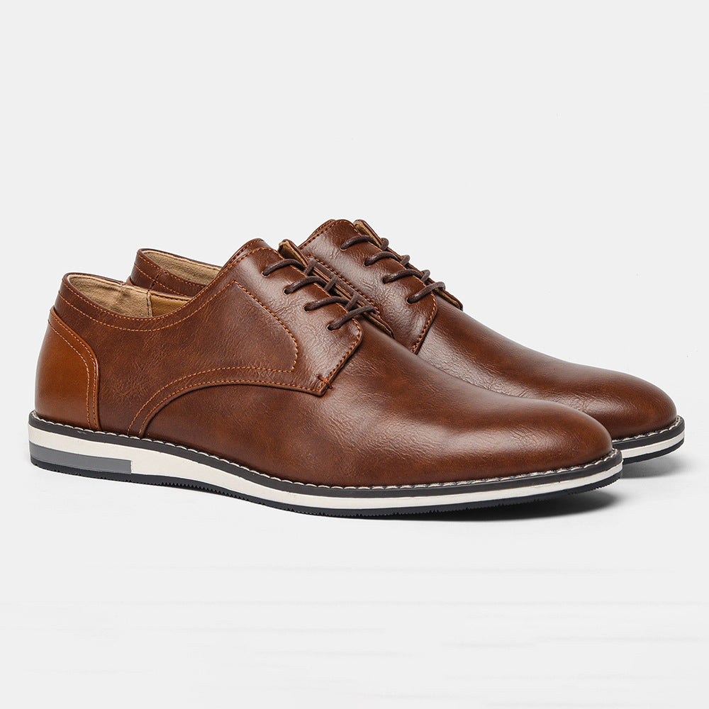 Men's Leather Derby Shoes – Smart Casual Everyday Footwear