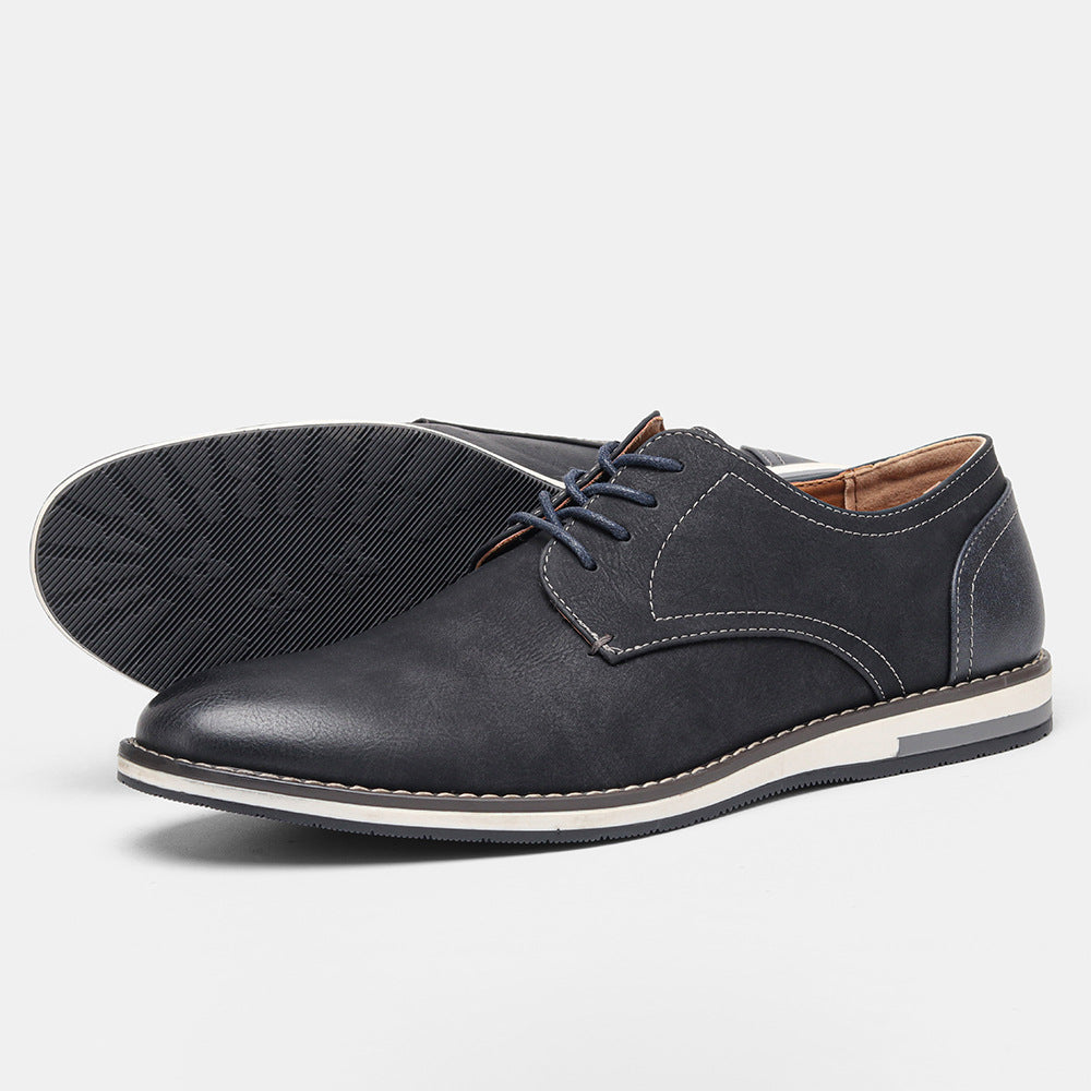 Men's Leather Derby Shoes – Smart Casual Everyday Footwear