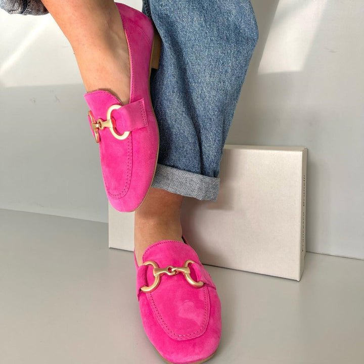 Women's Loafers with Gold Detail - Chic and Comfortable Everyday