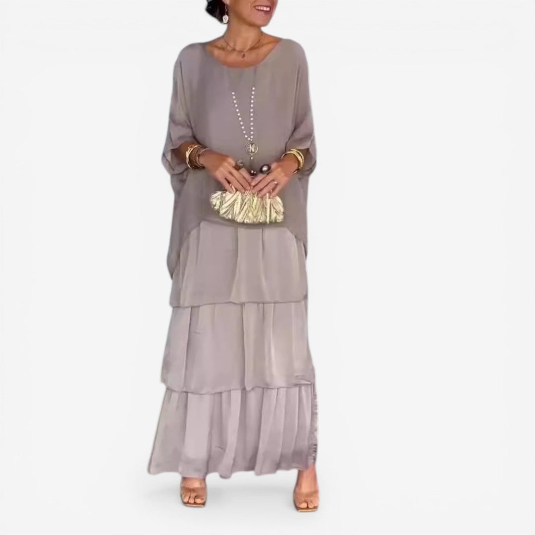 Women's Floating Long Dress - Effortlessly Elegant for Any Occasion