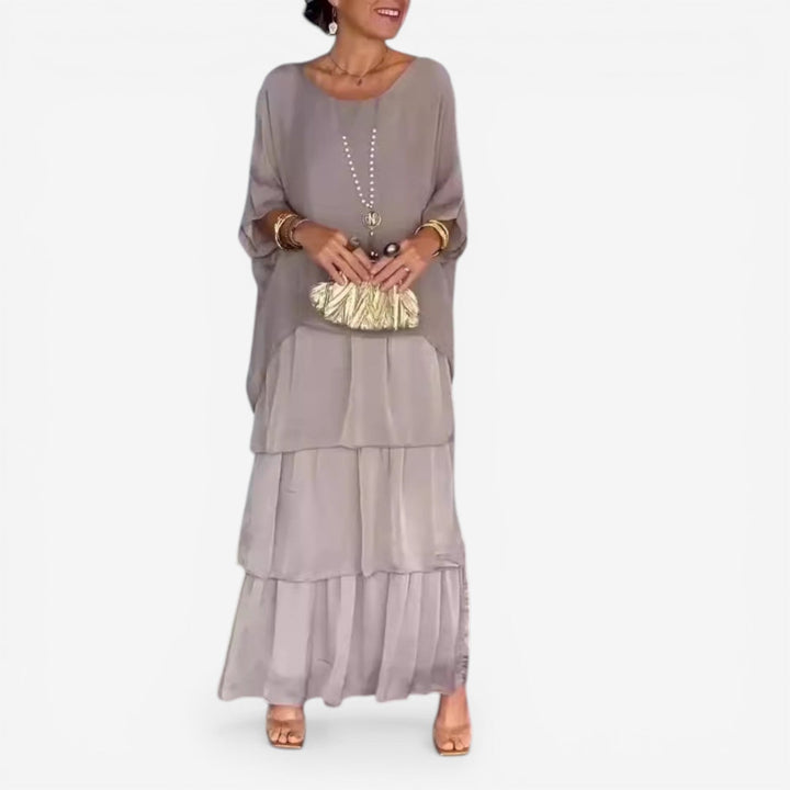Women's Floating Long Dress - Effortlessly Elegant for Any Occasion
