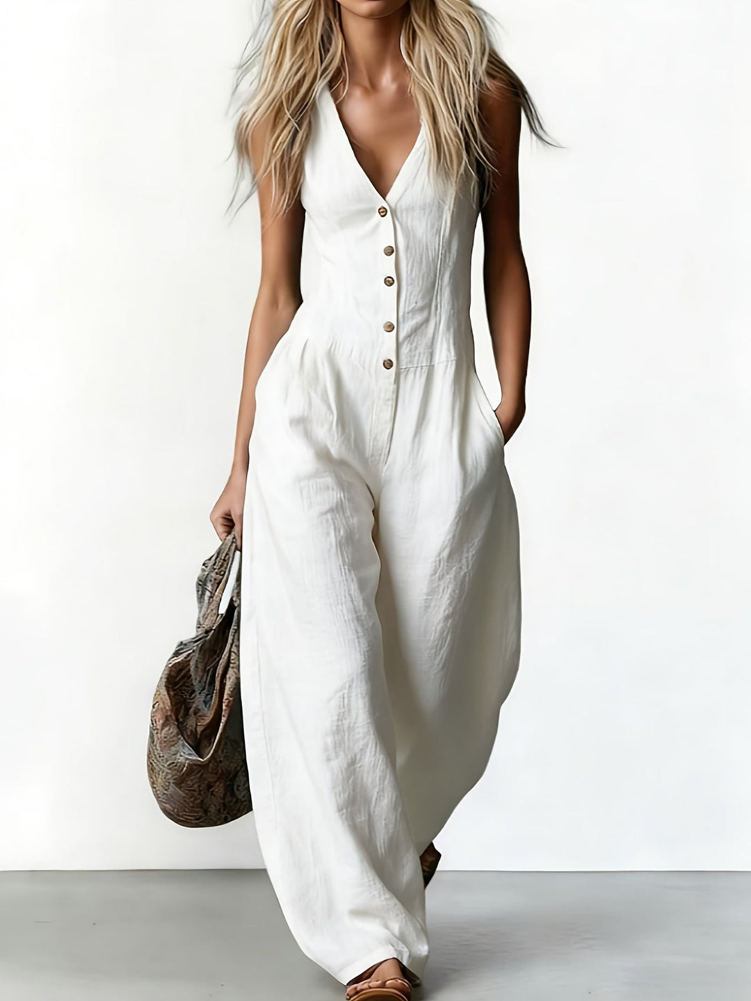 Women's Margaux Jumpsuit - Effortless Everyday Elegance