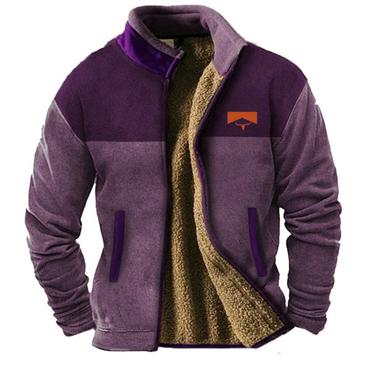 Men's Casual Fleece Jacket - Everyday Warmth and Comfort