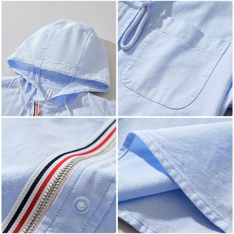 Men's Lightweight Linen Asher Hoodie - Everyday Comfort