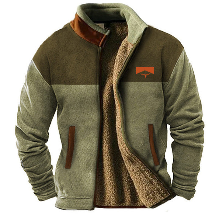 Men's Casual Fleece Jacket - Everyday Warmth and Comfort
